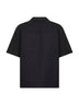 Camicia in denim di cotone GG jacquard nero