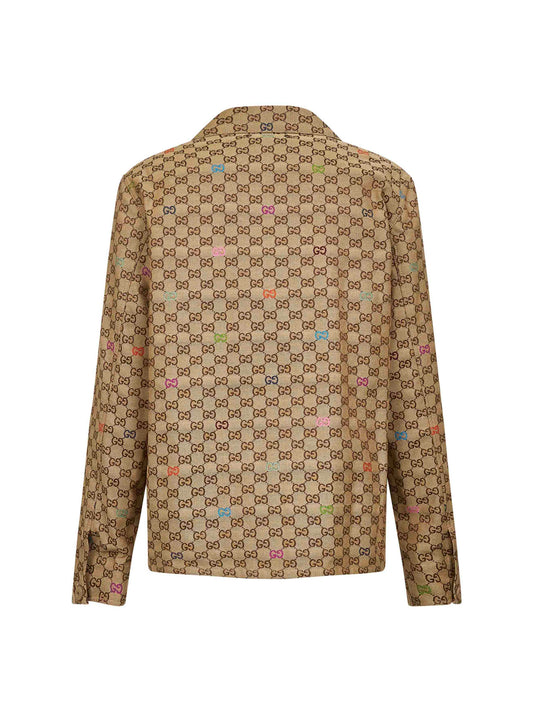Giacca in tessuto GG beige