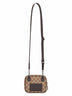 Beige mini crossbody bag