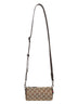 Borsa a tracolla cilindrica mini beige