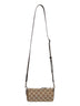 Borsa a tracolla cilindrica mini beige