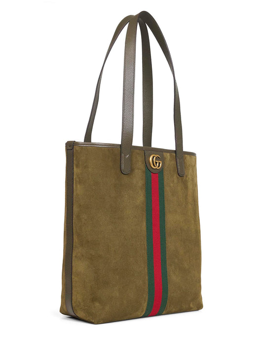 Green Ophidia medium shopping bag