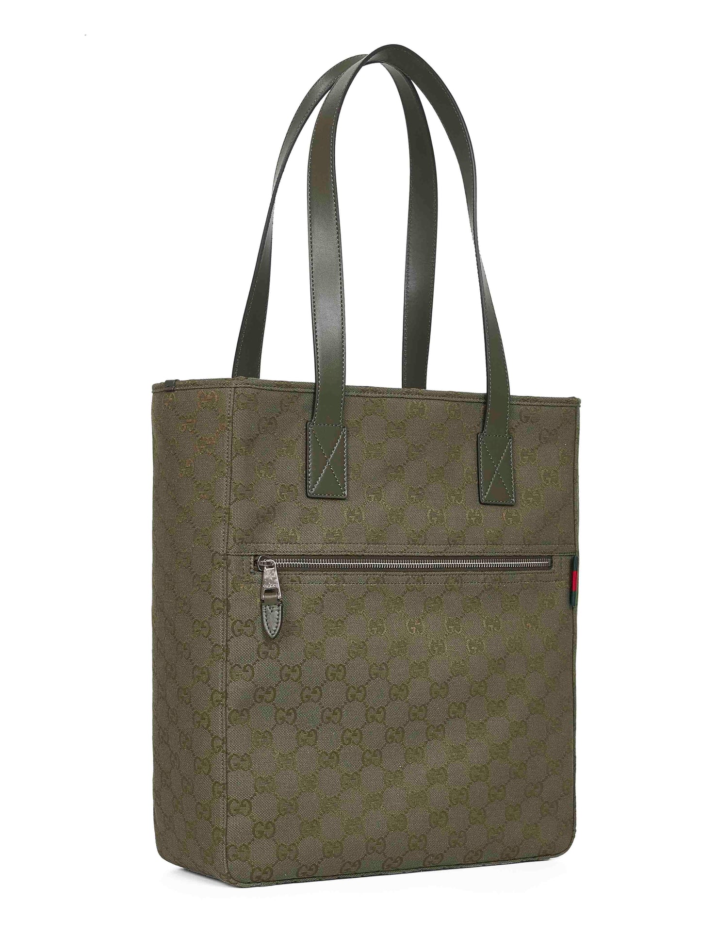 Green medium shopping bag