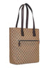 Beige medium shopping bag