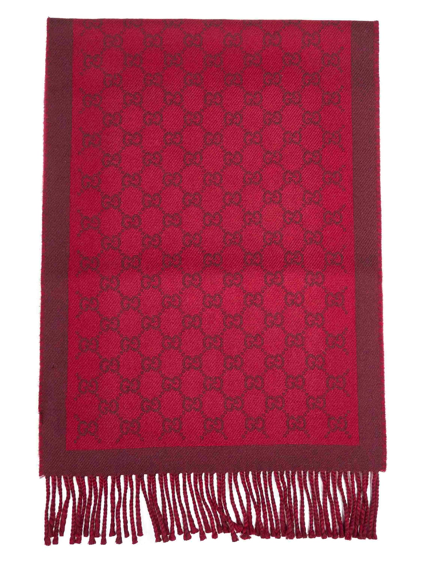 GG Jacquard Wool Scarf