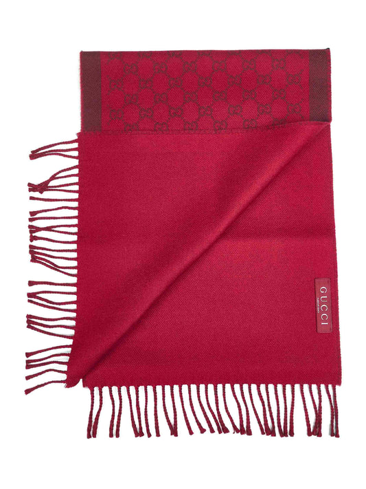 GG Jacquard Wool Scarf