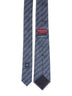 Cravatta in seta jacquard con Morsetti blu
