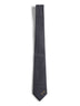 Black Horsebit silk jacquard tie