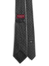 Black Horsebit silk jacquard tie