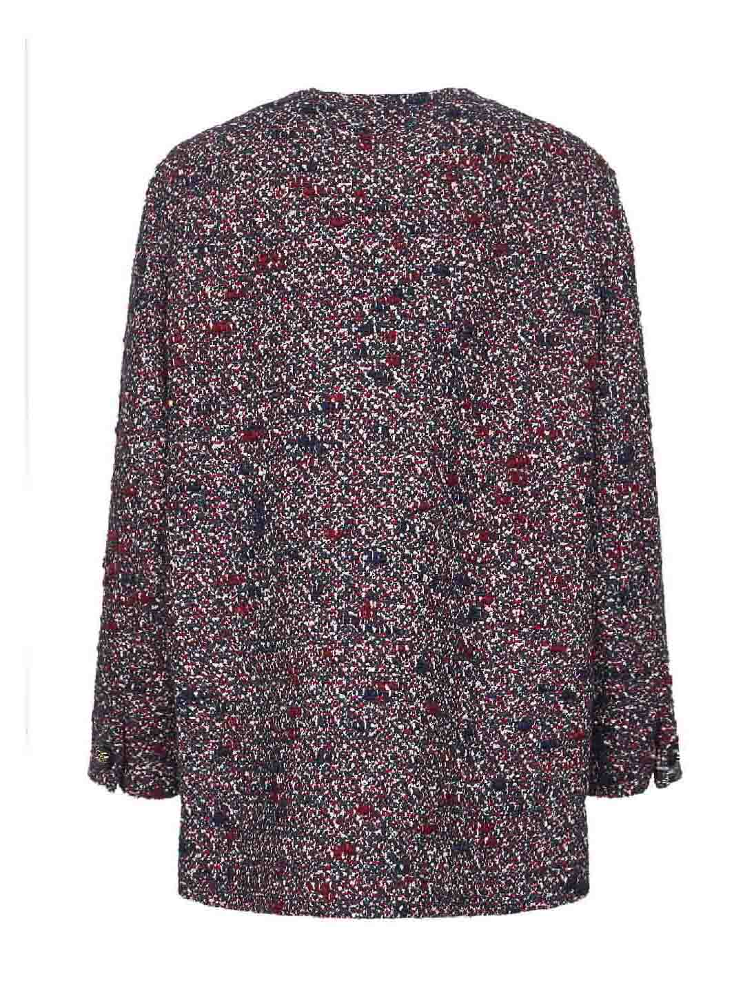 Giacca in lana multicolor GG<BR/>