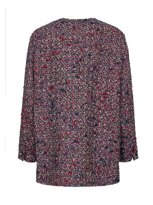 Giacca in lana multicolor GG<BR/>