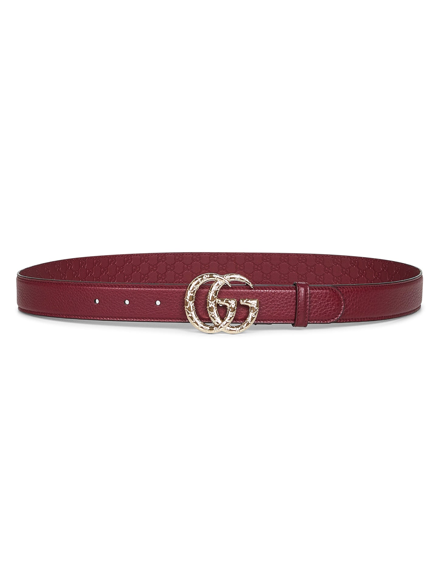 Cintura sottile GG Marmont bordeaux