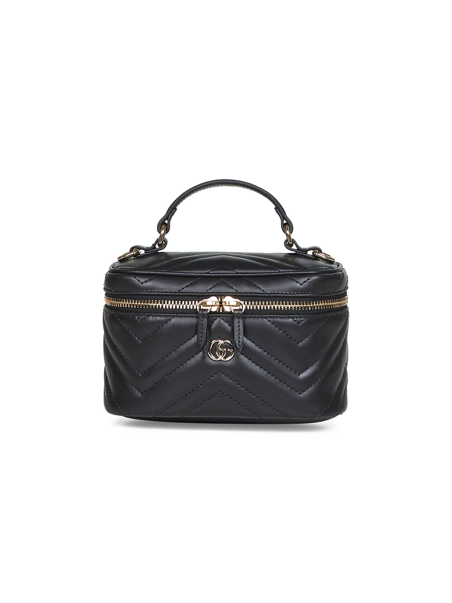 GG Marmont Mini Vanity matelassé leather shoulder bag