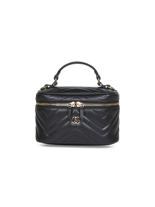 GG Marmont Mini Vanity matelassé leather shoulder bag