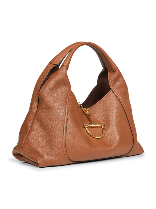 Brown Gucci Softbit maxi shoulder bag