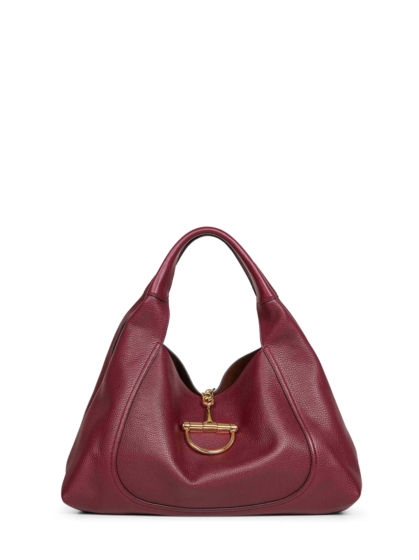 Burgundy Gucci Softbit maxi shoulder bag