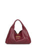 Burgundy Gucci Softbit maxi shoulder bag