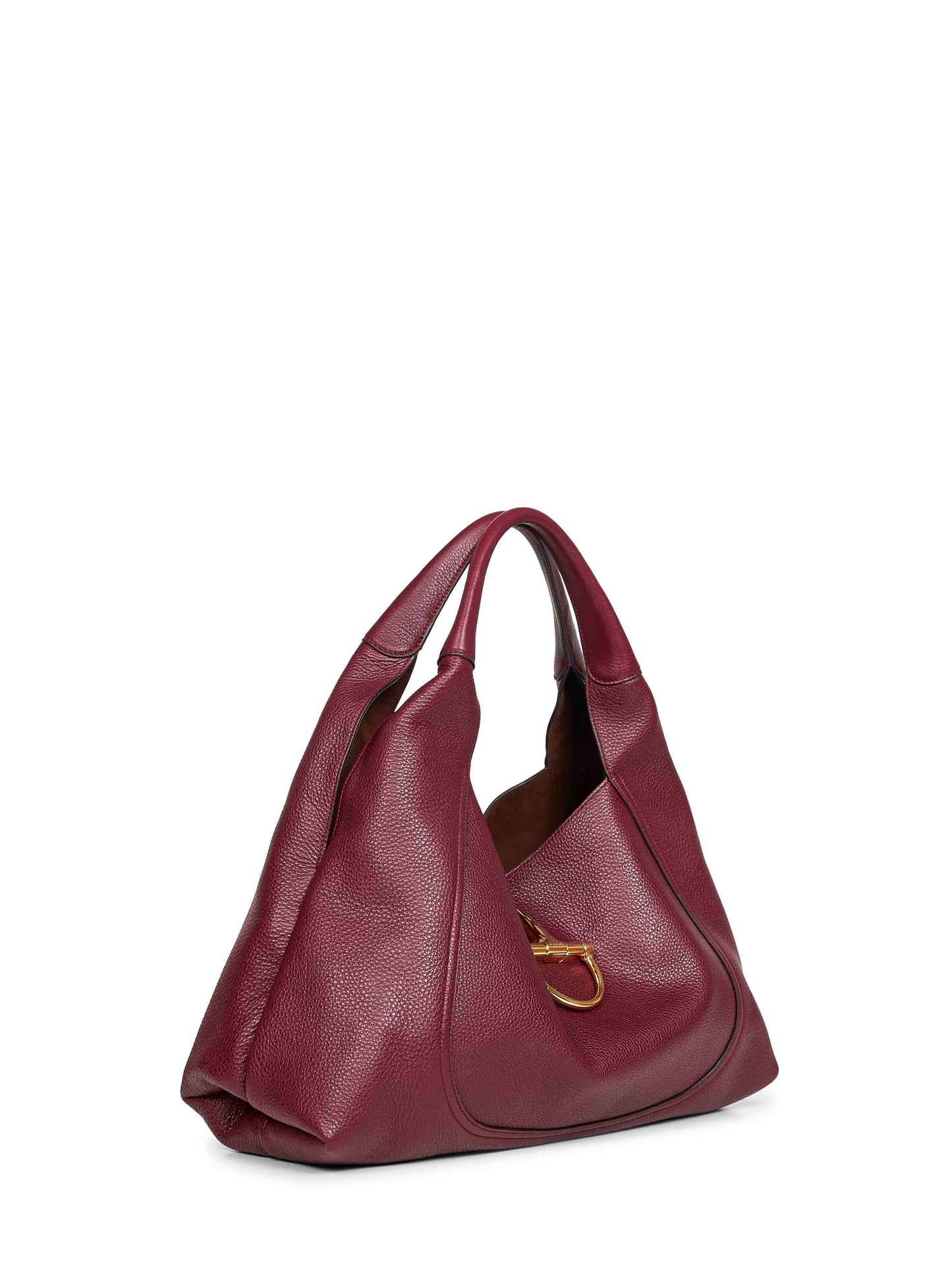 Burgundy Gucci Softbit maxi shoulder bag