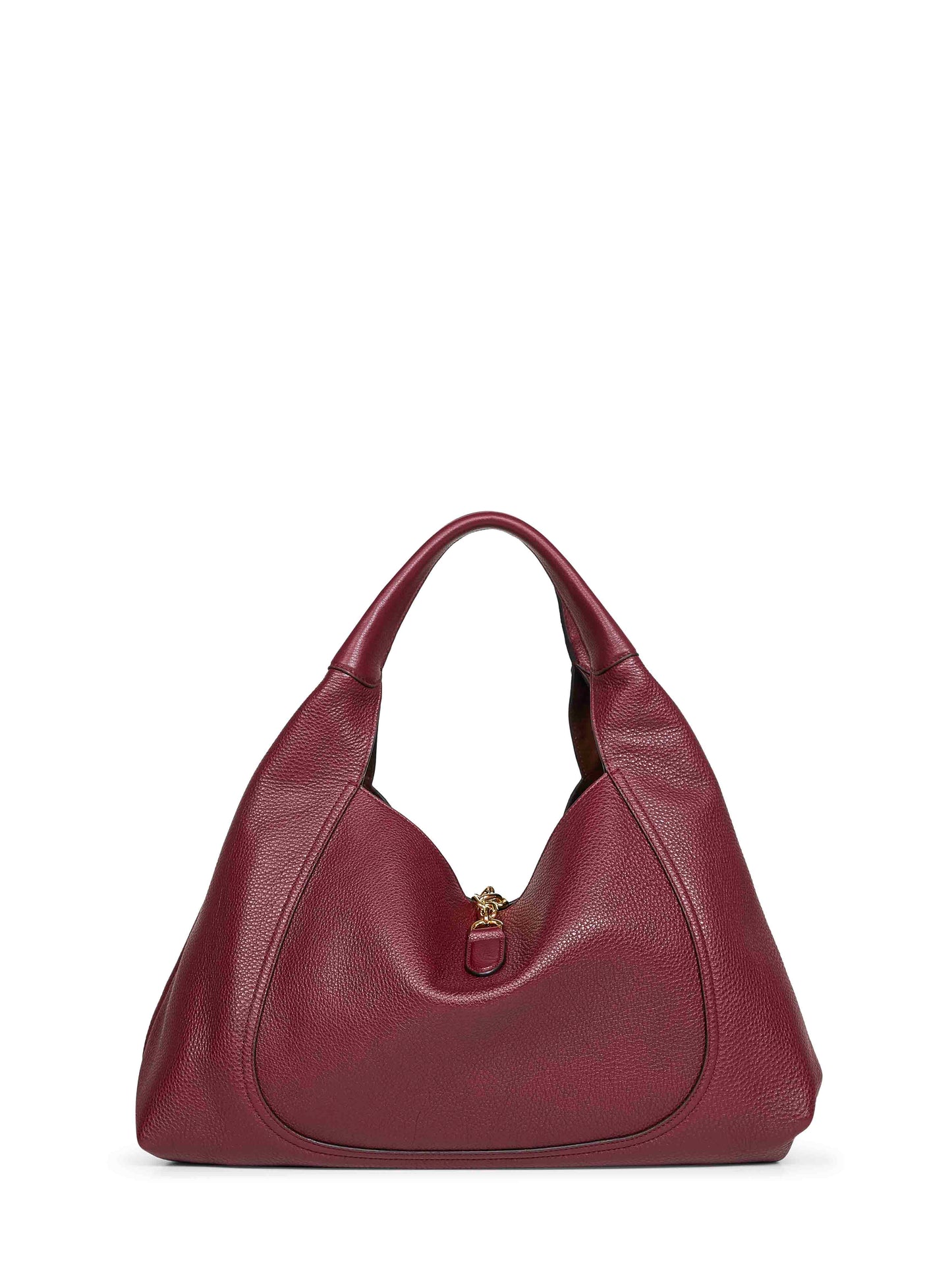 Burgundy Gucci Softbit maxi shoulder bag