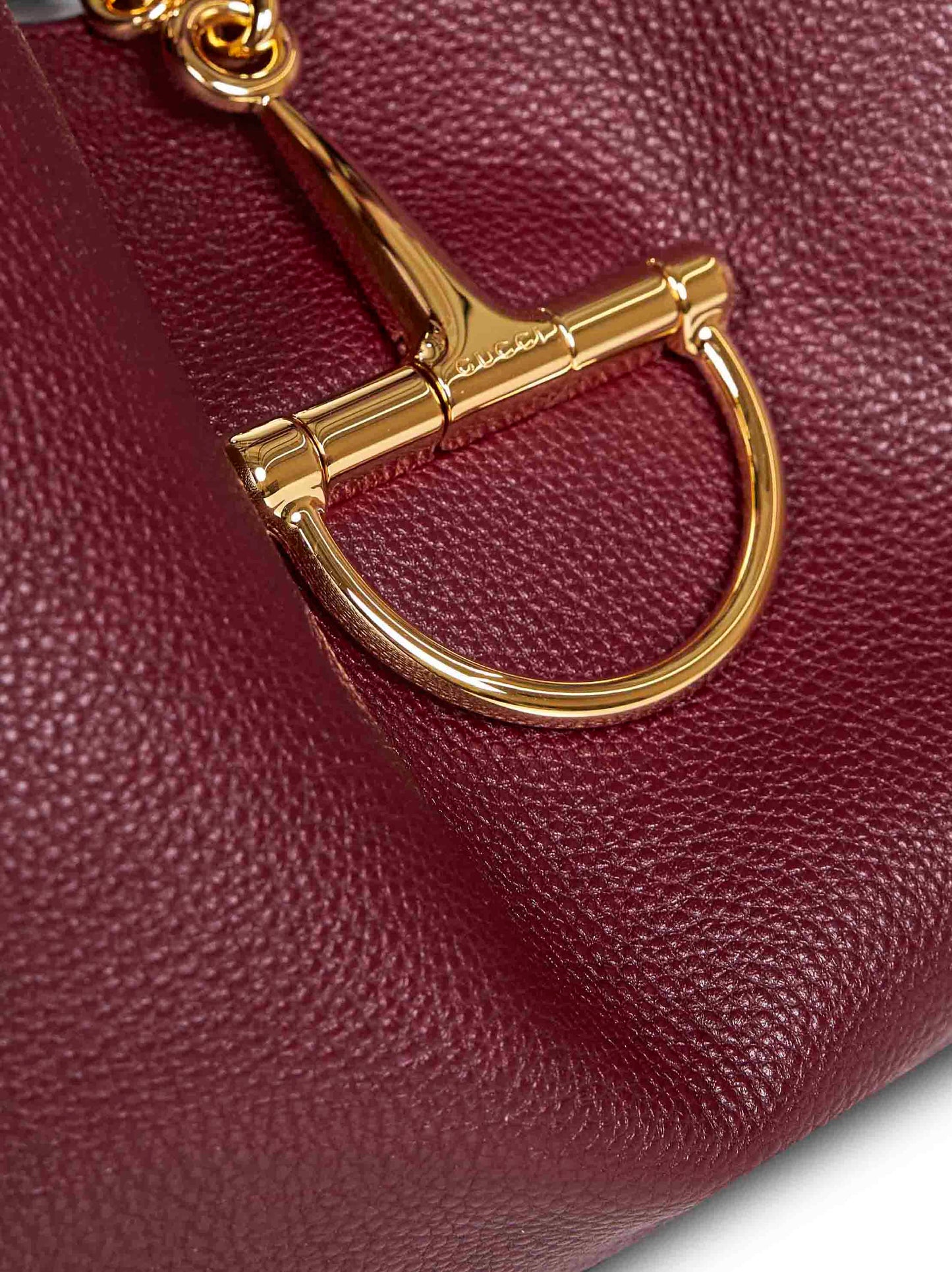 Burgundy Gucci Softbit maxi shoulder bag