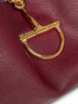Burgundy Gucci Softbit maxi shoulder bag