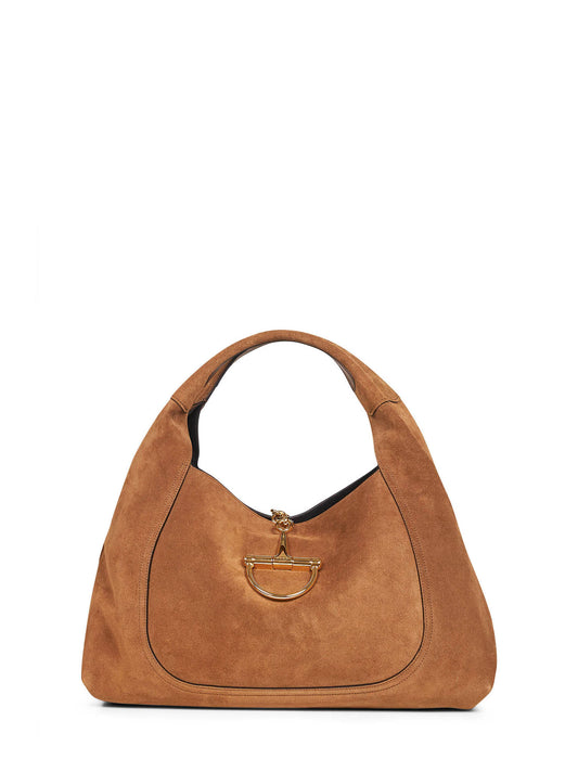 Brown Gucci Softbit maxi shoulder bag
