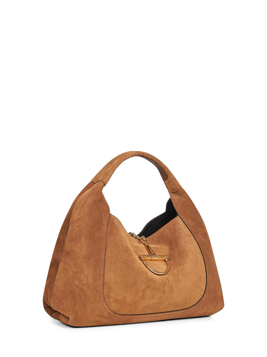 Brown Gucci Softbit maxi shoulder bag