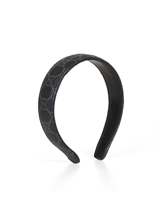 Cerchietto in tessuto GG nero