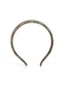 Cerchietto in tessuto GG beige