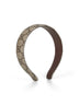 Cerchietto in tessuto GG beige