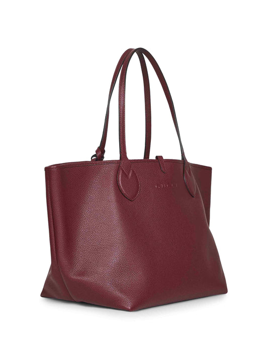 Borsa shopping reversibile Gucci Totissima grande bordeaux