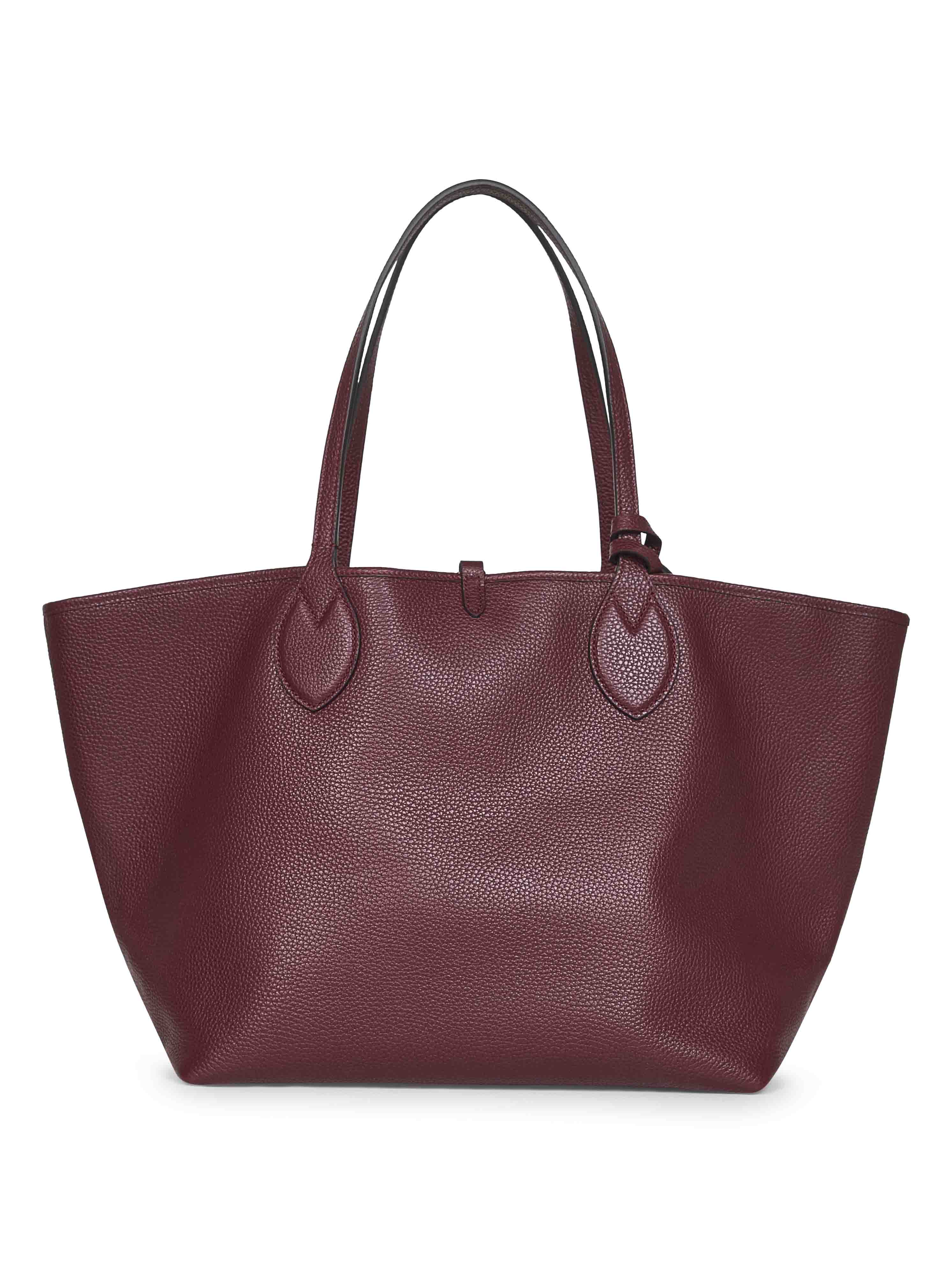 トートバッグ Gucci Burgundy Leather Reversible Shopping Bag Burgundy Gucci Totissima large reversible tote bag
