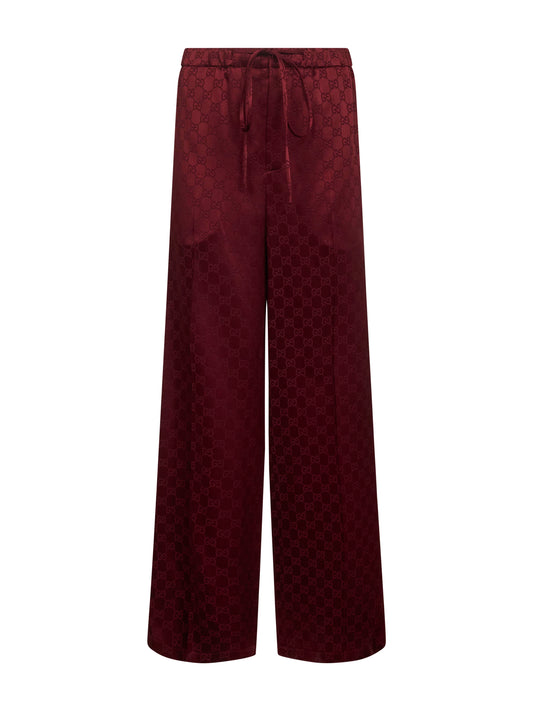 Pantaloni in jacquard GG
