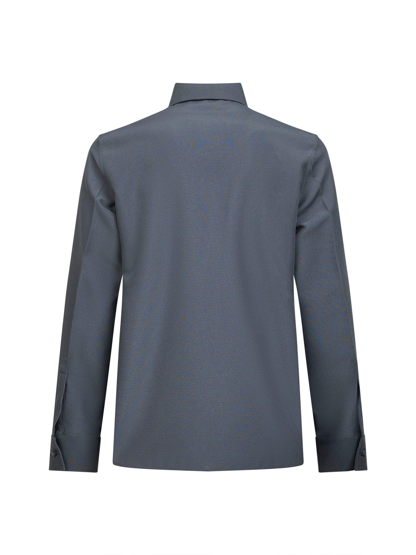 Grey technical panama shirt with Horsebit
