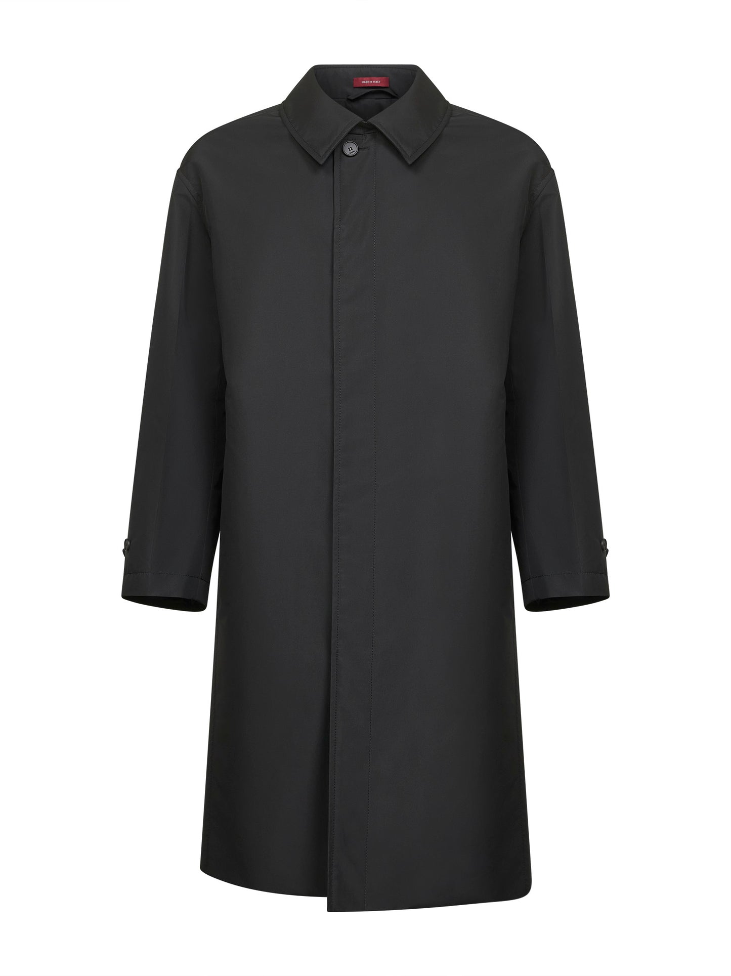 Cappotto in popeline tecnico nero