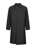 Cappotto in popeline tecnico nero