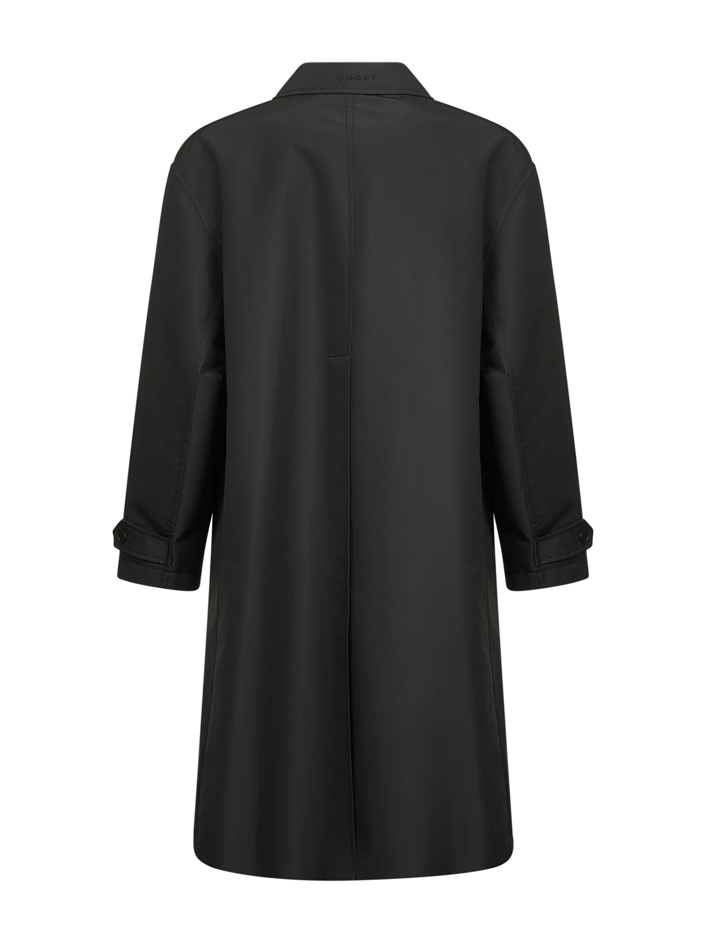 Cappotto in popeline tecnico nero