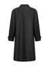 Cappotto in popeline tecnico nero