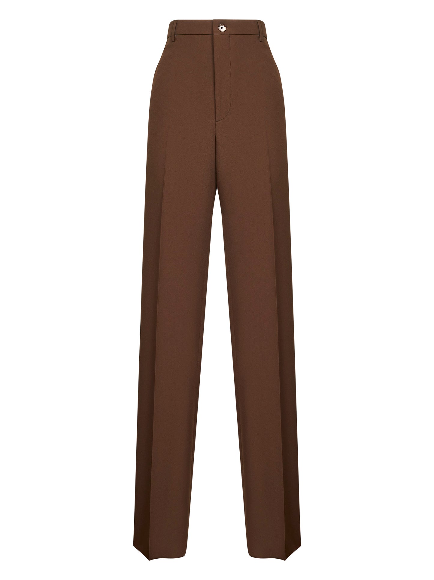 Pantaloni in panama tecnico marrone