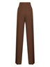 Pantaloni in panama tecnico marrone