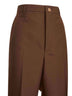 Pantaloni in panama tecnico marrone