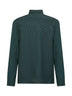 Camicia aderente in seta GG jacquard verde