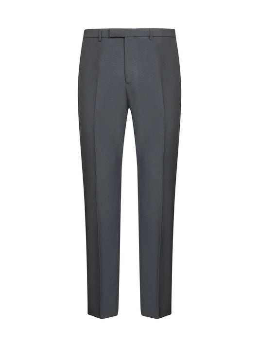 Pantaloni in panama tecnico grigio