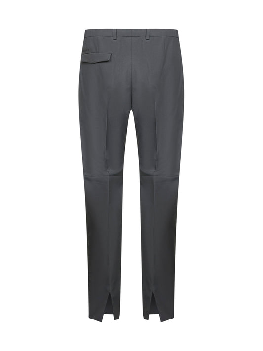 Pantaloni in panama tecnico grigio