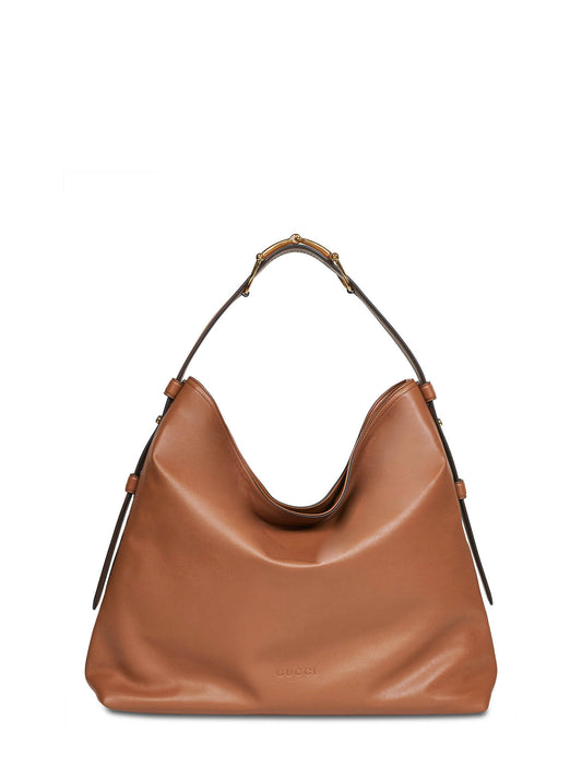 Borsa shopping Gucci Beatrix grande marrone