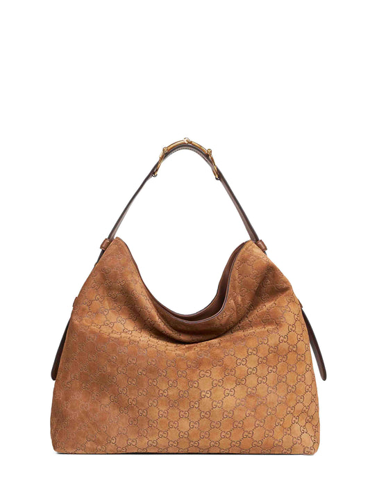 Brown Gucci Beatrix large shopping bag<BR/>