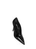 Black patent leather heeled Gucci 97 pumps