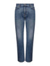 Blue cotton denim Blake straight jeans