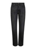 Jeans dritti Blake in denim di cotone nero