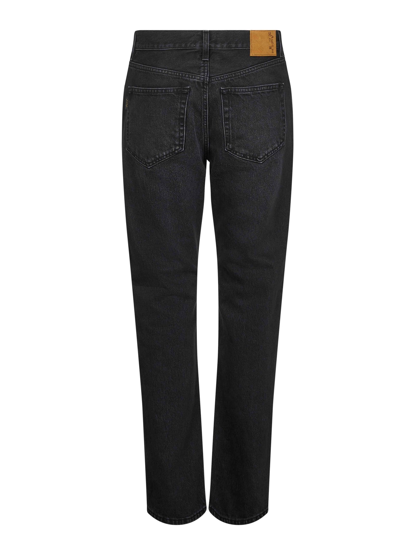 Jeans dritti Blake in denim di cotone nero